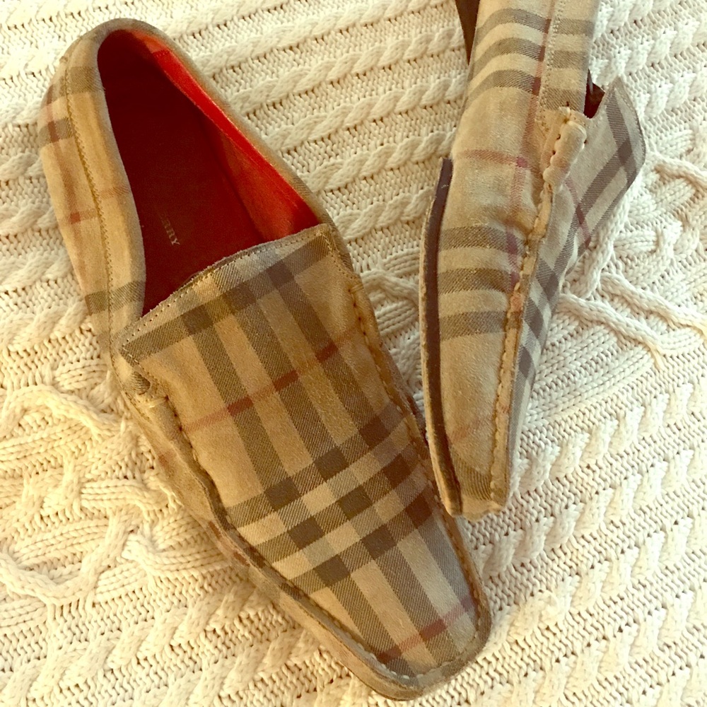 Burberry leather loafers